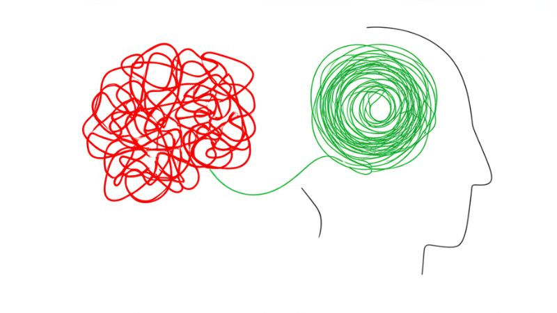 mente calma e mente agitada