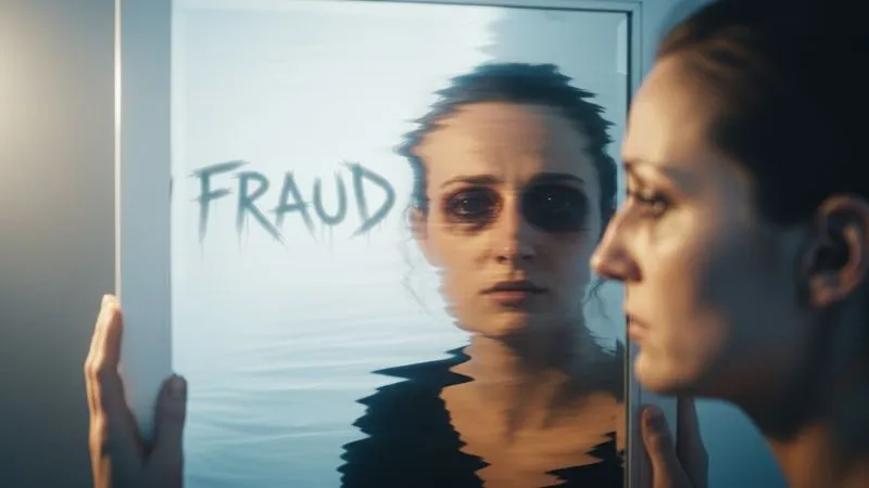 imagem distorcida de si mesmo